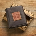 thumbnail image 5 of Christian Art Gifts Genuine Leather RFID Bifold Wallet for Men | Best Dad Ever, 5 of 5
