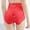 Red, variant on Viluyesy Panties for Womens, High Waist Solid Color Lace Breathable Comfy Tummy Control Briefs Blue M
