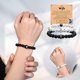 thumbnail image 2 of Juego de Pulseras de Abalorios Blancos y con Estilo para Hombres y Mujeres, 2 of 4