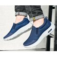 thumbnail image 4 of Men's Breathable Mesh Walking Shoes, Slip On Casual Loafer Sneakers, Lightweight Non-Slip Outdoor Sports Running Shoes, 4 of 4