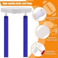 thumbnail image 3 of 17PCS Flag Football Belts Set, Belts and Flags Kit with 8P Flags/ 4 Belts/ 4P Cones/Storage Bag for 4 Player Flag Football Set for Outdoor Sport Training(4), 3 of 4