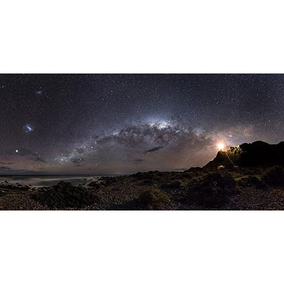Iconic Arts Laminated 50x24 Poster: Jaw-Dropping Milky Way Galaxy View Wins Astronomy Photographer of The Year