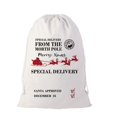 thumbnail image 2 of Holiday Santa Sack Terciopelo suave de buena calidad con grandes sacos de Navidad de terciopelo con monograma de Pom Pom, 2 of 4