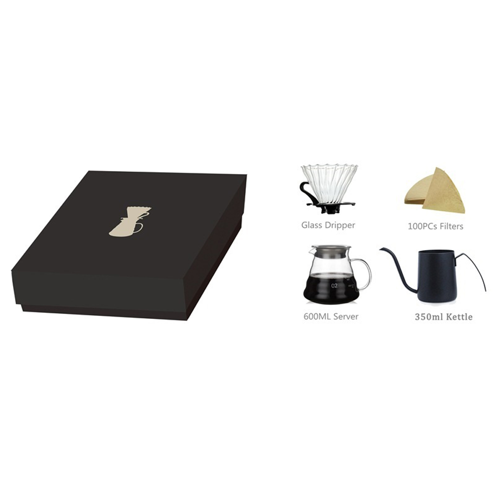 Christmas Gift Box Portable V60 Coffee Maker Set Pour Over Coffee