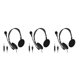 thumbnail image 4 of Methold Auriculares USB Auriculares de estilo montados en la cabeza de alto rendimiento Buena conectividad Auriculares de computadora para centro de No.1 3piezas, 4 of 6