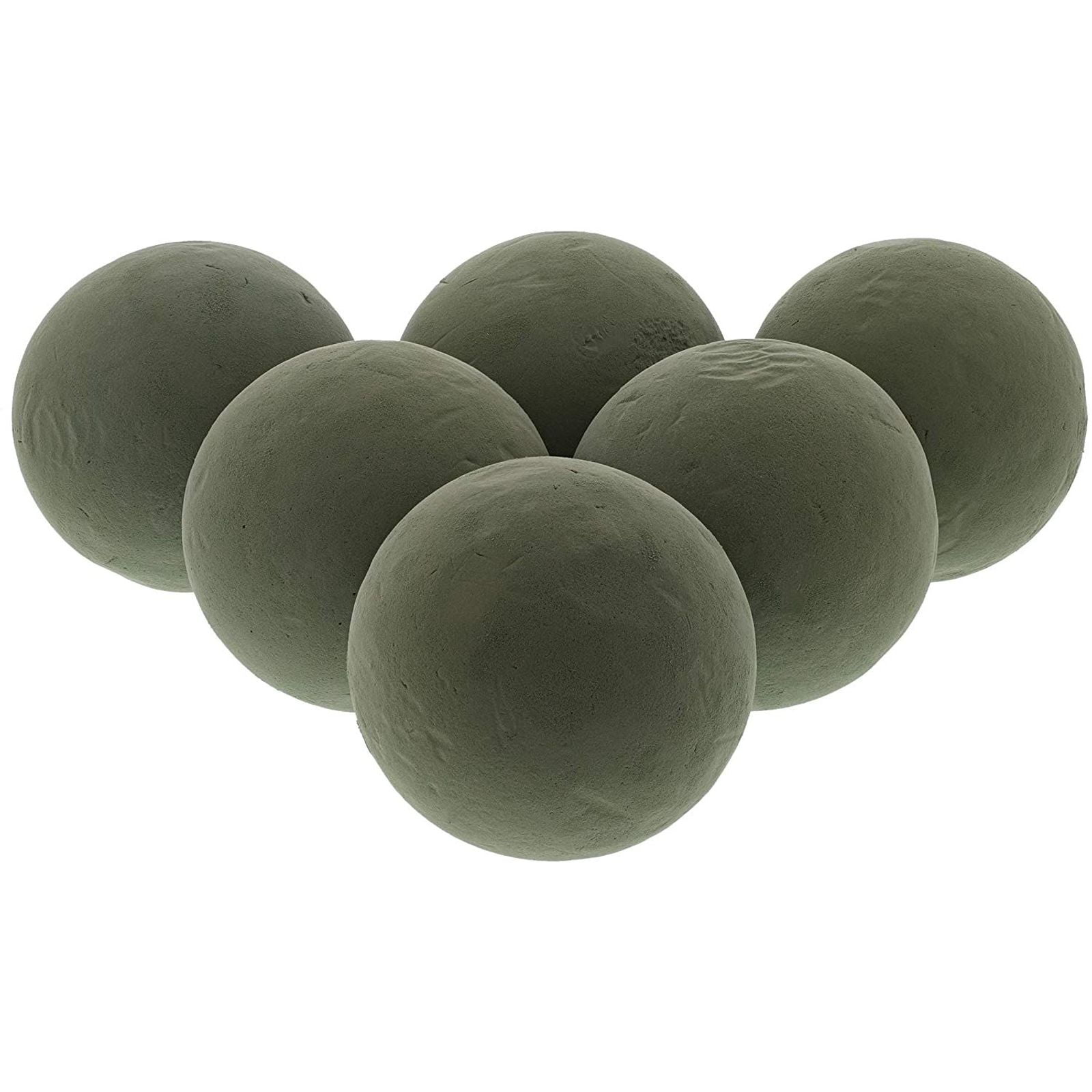 6Pack Floral Wet Foam Sphere for Fresh Flowers, 4.5 inches