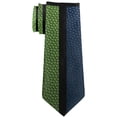 thumbnail image 2 of Championship Basketball Dark Blue and Electric Green All Over Neck Tie Multi Standard One Size, 2 of 2