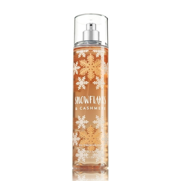 Perfume Bath and Body Works, diseño de copos de nieve de cachemir, 236 ml, para mujer