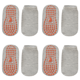 thumbnail image 1 of 4uds. Calcetines Tobilleros Cómodos Padre-Hijo para Yoga Barre Pilates ( S) Gris, 1 of 2