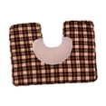 thumbnail image 3 of EHJRE Shoulder Neck Warmer Shoulder Pad Wrap Lightweight Convenient Shoulder Support Shoulder Shawl for Bedroom Travelling Sleeping Coffee lattice, 3 of 7