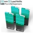 thumbnail image 2 of czcpp-- 0.7 Millimeter Lead Refills for Mechanical Pencils, 4B, 4 Pack, 480 pcs, 0.7 Lead Refills, 2 of 4