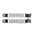 thumbnail image 2 of Daniel Smart Motorcycle Vest Extender Double Chain with Unique Designs with Leather Snap Buttons, 2 of 2