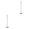 thumbnail image 4 of Baohd Contemporary Table Number Holder Photo Stand for Trendy Hotel Settings Silvery 35cm 2Set, 4 of 6