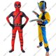 thumbnail image 2 of Disfraz de superhéroe de Wolverine y Deadpool para niños y niñas, disfraz de Cosplay de Anime para Halloween y Navidad, 2 of 5