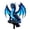 Dragon Legacy Blue Ice#7, variant on Solar Halloween Black Cat Garden Stake Light, Waterproof Outdoor Statue for Seasonal Fall Harvest Display on Lawn (Style C)