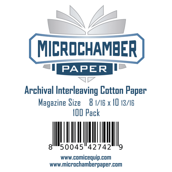 MicroChamber Interleaving Cotton Paper Magazine Size 100 Sheets 8-1/16" x 10-13/16"
