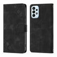 thumbnail image 4 of Dteck Wallet Case for Samsung A13 5G, Emboss Pattern Shockproof PU Leather Flip Protective Case with Adjustable Shoulder Strap for Galaxy A13 5G, Black, 4 of 6