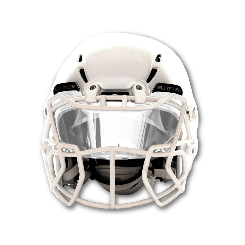 EliteTek Football Helmet Visor Universal Fits Youth & Adult Helmets