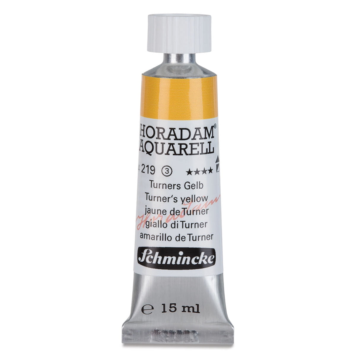 Schmincke Horadam Aquarell Artist Watercolor - Turner's Yellow, 15 ml tube