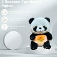 thumbnail image 6 of ievspot Panda Bear Plush Toy with Sound Light Sensing for Anxiety Relief Soothing Sleep Companion with Musical Lights Rhythmic Breathing Motion Great Gift, 6 of 8
