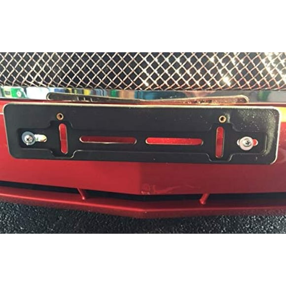 10 Front License Plate Tag Holder Mounting Mount Adapter Bumper Kit Brackets for Chevrolet (All Models) Quantity Discount (9.45$ to 5.60$) (Each with 6 Screws + 2 Built in Nuts) New (10)