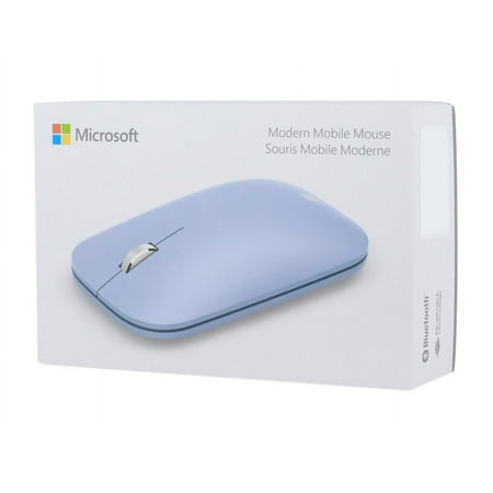 Microsoft - Modern Mobile Wireless BlueTrack Mouse - Pastel Blue