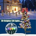 thumbnail image 2 of Vintage Christmas Ornaments New Solar Christmas Decoration Light LED Christmas Tree Plug In Light Outdoor Garden Decoration Light, Red, 2 of 9