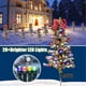 thumbnail image 4 of Xihbxyly Luces Solares para Árbol de Navidad, Decoración Led para Exteriores, Diseño Mejorado con Efecto Nieve, Energía Solar, Resistencia Al Agua Ip65, Encendido y Apagado Automático, Decoración par, 4 of 7