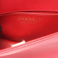 thumbnail image 6 of Pre-Owned Chanel Boy Small Shoulder Bag Handbag Leather Boa Women's Red AS3350, 6 of 10