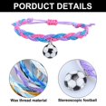 thumbnail image 3 of 4 Pcs Friendship Bracelet With Football Pendant, 3 of 5