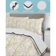thumbnail image 4 of Yellow Branch Twin XL Size Down Alternative Comforter,Lightweight Comforter Quilt Bedding Set with Pillow Shams Spring Summer Pastoral Botanical Aesthetics Bed Comforter Duvet Insert 68"x98", 4 of 7