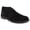 Black, variant on Roamers Mens Real Suede Round Toe Unlined Desert Boots