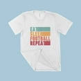 thumbnail image 6 of Eat Sleep Football Unisex Viscose T-Shirt, 6 of 21