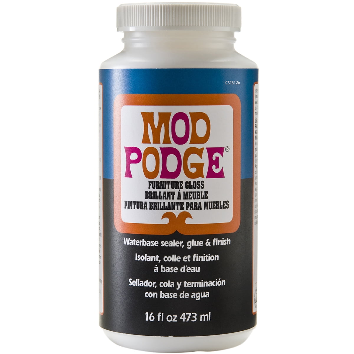 Mod Podge Furniture Gloss, Gloss Finish, Clear, 16 fl oz
