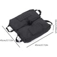 thumbnail image 4 of Bolsa de peso base para sombrilla impermeable de 2 piezas, bolsa de arena fija para sombrilla de tela Oxford 600D, bolsa de arena con soporte de toldo desmontable para pesca al aire libre, 4 of 8