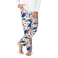 thumbnail image 2 of Yiaed Cute Sea Animals Print Teenagers' Lounge Pants, Loose PJ Bottoms, Long Pajama Pants for Men-Large, 2 of 6