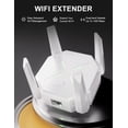 thumbnail image 3 of WiFi Extender Signal Booster,Covers Up to 10000 Sq.ft - 1200Mbps WiFi Booster,WiFi Range Extender,Long Range Amplifier with Ethernet Port for Home, Office, 3 of 7