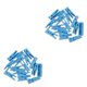 thumbnail image 3 of sweethay Paquete de 100 clavijas de Tarjeta de artesanía de boda Clips de imagen de papel de teléfono Fiesta Escuela Oficina Artesanía Pinzas Azul claro 2Conjunto, 3 of 6