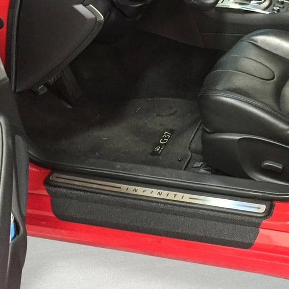 Red Hound Auto Door Entry Guards Scratch Shield Compatible with Infinity 2011-2013 G37, 2007-2010 G35, 2011-2012 G25, 2014-2015 Q40 4dr Sedan (Does not fit Coupe or Convertible) 10pc Kit Protector