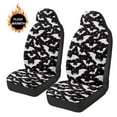 thumbnail image 3 of Uorisanigo Car Seat Covers for Front Seat, Washable Breathable Black White Bat Seats Covers for Cars, Not Airbag Compatible, Washable Seats Cover Fits for Most Vehicles, 3 of 7
