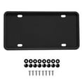 thumbnail image 1 of Car Silicone License Plate Frame Kit Detachable Waterproof Screw Mounted Number, 1 of 1