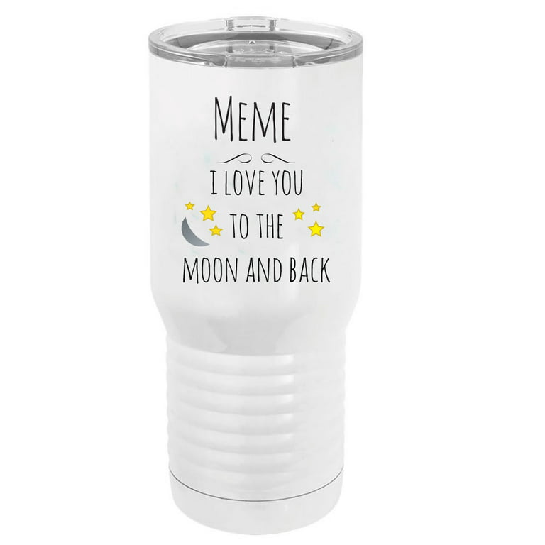 Meme - I Love You to the Moon and Back Stainless Steel Vacuum
