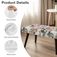 thumbnail image 6 of Jiueut Peony Cherry Blossom Pattern Dining Bench Slipcover, Wear Resistant Long Bench Seat Slipcover Easy to Clean Rectangle Chair Protection for Living Room Bedroom Kitchen, 6 of 7