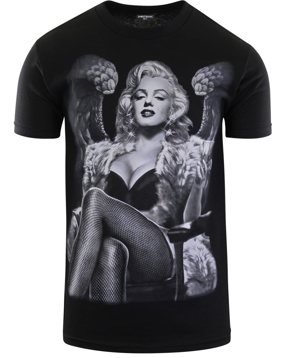 Marilyn Monroe Blonde Bombshell Gun Smoke Glamour Gift Urban Graphic T-Shirt