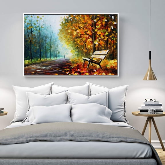 wall26 Floating Framed Canvas Wall Art for Living Room, Bedroom Scenery Canvas Prints for Home Decoration Ready to Hang - 24x36 inches