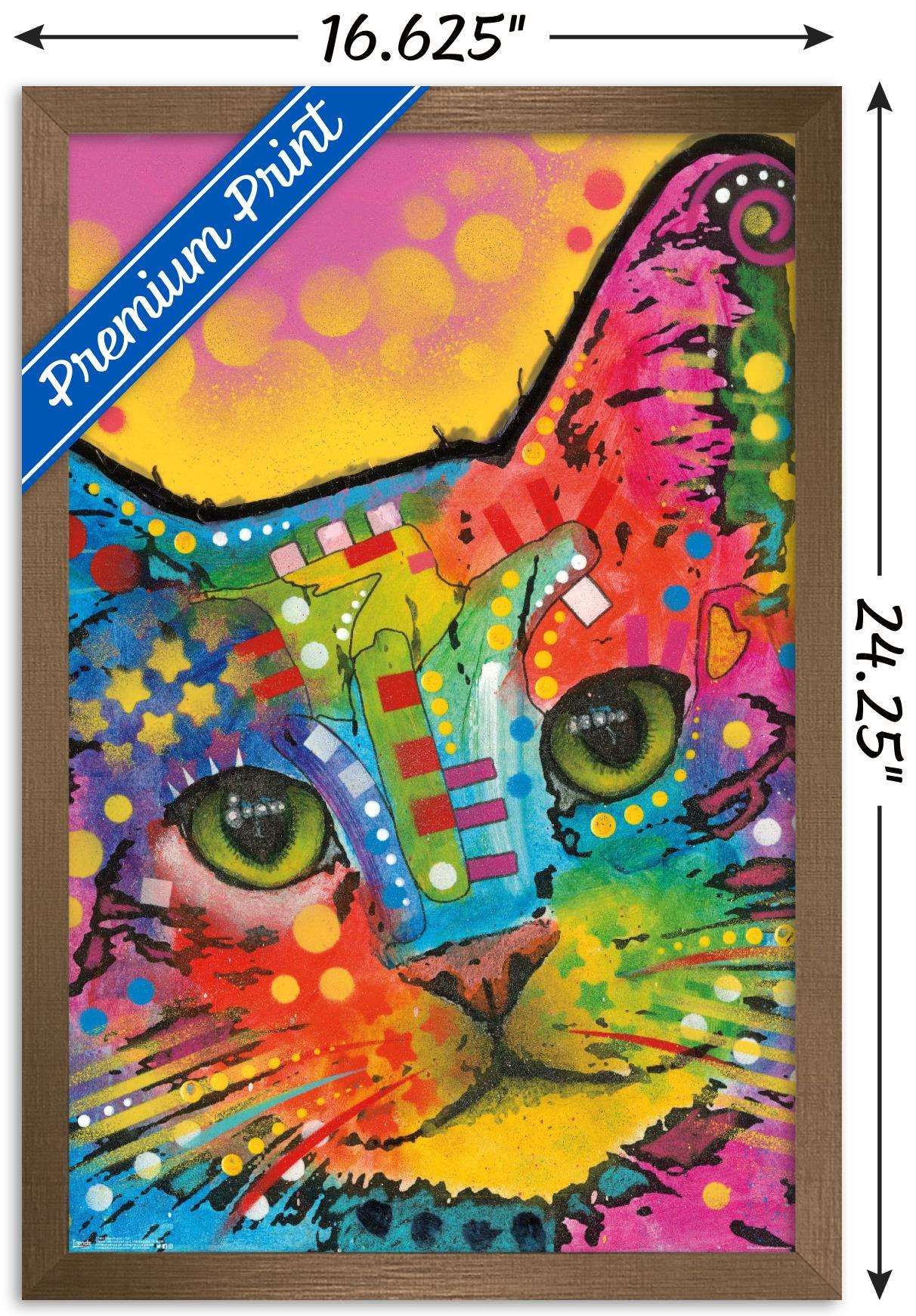 Dean Russo - Cat Wall Poster, 14.725" x 22.375", Framed
