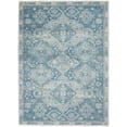 thumbnail image 3 of Nourison Tranquil 5'3" x 7'3" Lt.Blue/Ivory All-over design Indoor Rug, 3 of 9