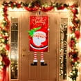 thumbnail image 2 of Bandera colgante navideña Feliz Navidad Decoraciones para el hogar 2024 Regalos de Navidad Adornos navideños Navidad Navidad Año Nuevo 2025, 2 of 5