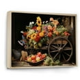 thumbnail image 2 of Designart "Harvest of the Old Cart" Old American Cart Floater Framed Wall Art Print, 2 of 7