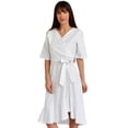 thumbnail image 1 of Vestido de Lino Roman Fashion Juvenil 1076 Blanco Talla M, 1 of 6